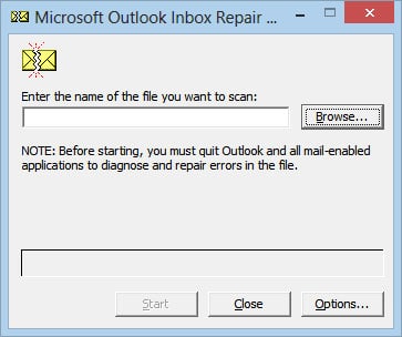 outlook 2019 crashes on startup