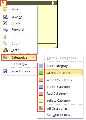 2 Methods to Change the Color of Outlook Notes