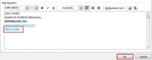 Outlook mailto не работает