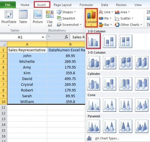 How to Add Scroll Bars to Your Excel Charts