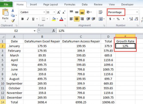 3 Methods to Set Data to Percentage Format in Your Worksheet