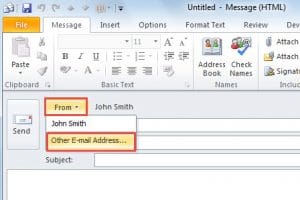 Send as send on behalf outlook разница