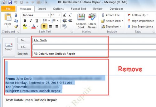 2 Tips To Print An Outlook Email Without Header And Username