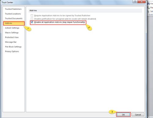 2 Methods to Enable or Disable Add-ins in Word