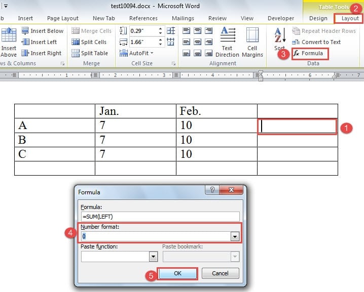 Totalling Numbers In Word