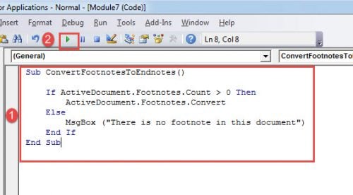 vba convert footnote to endnote word 2010