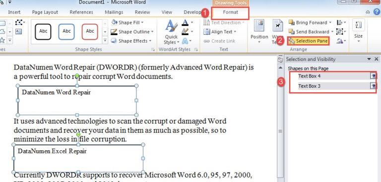 select-all-text-boxes-in-word