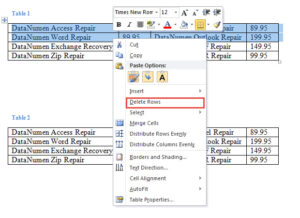 5 Quick Methods to Batch Delete Multiple Rows or Columns in Your Word Table