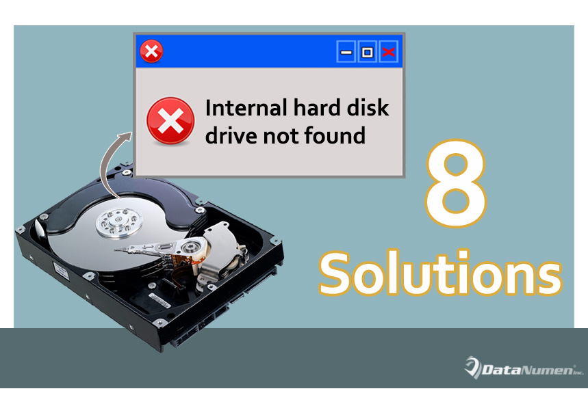 8 Solutions To Internal Hard Disk Drive Not Found Error