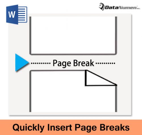 how to insert page breaks in word document