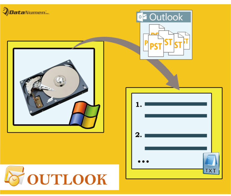 Невозможно найти файл outlook pst