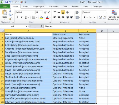 3 Quick Methods to Print the Tracking List of Your Outlook Meeting