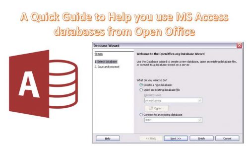 How to Use MS Access Databases from Open Office