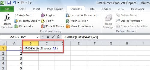 3 Quick Ways To Get A List Of All Worksheet Names In An Excel Workbook