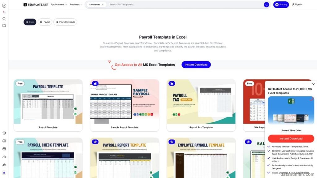 11 Situs Template Penggajian Excel Terbaik (2024) [GRATIS]