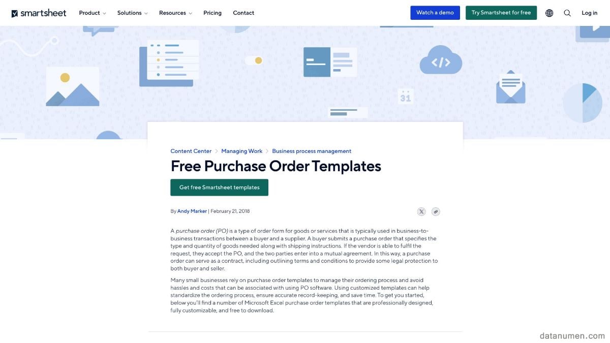 11 Best Word Purchase Order Template Sites (2024) [FREE]