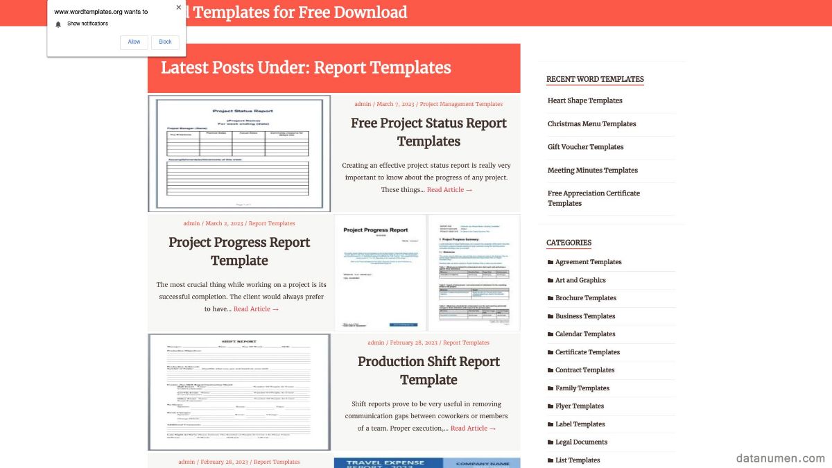 Word Templates For Free Download Report Templates
