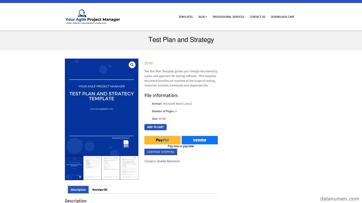 Your Agile Project Manager Test Plan And Strategy