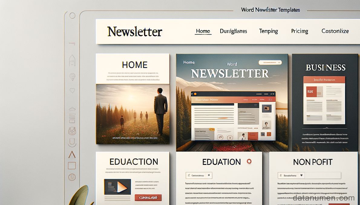 Word Newsletter Template Site Introduction