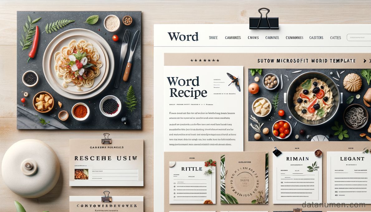 Word Recipe Template Site Introduction