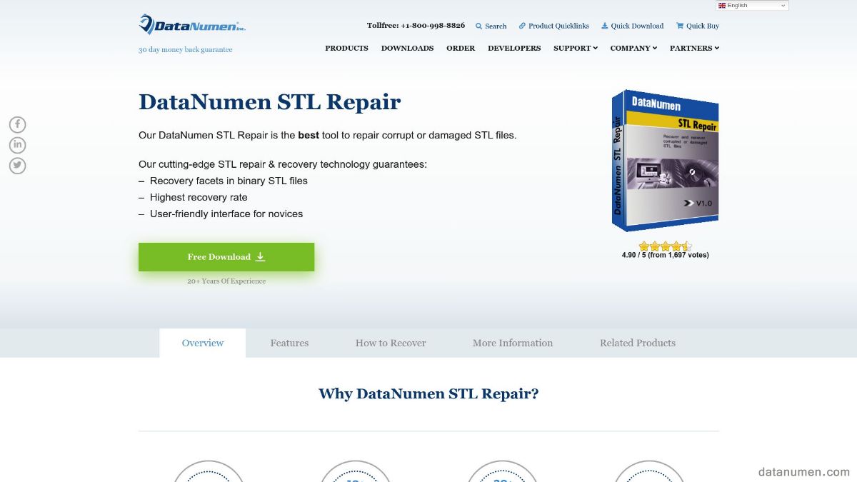 DataNumen STL Repair