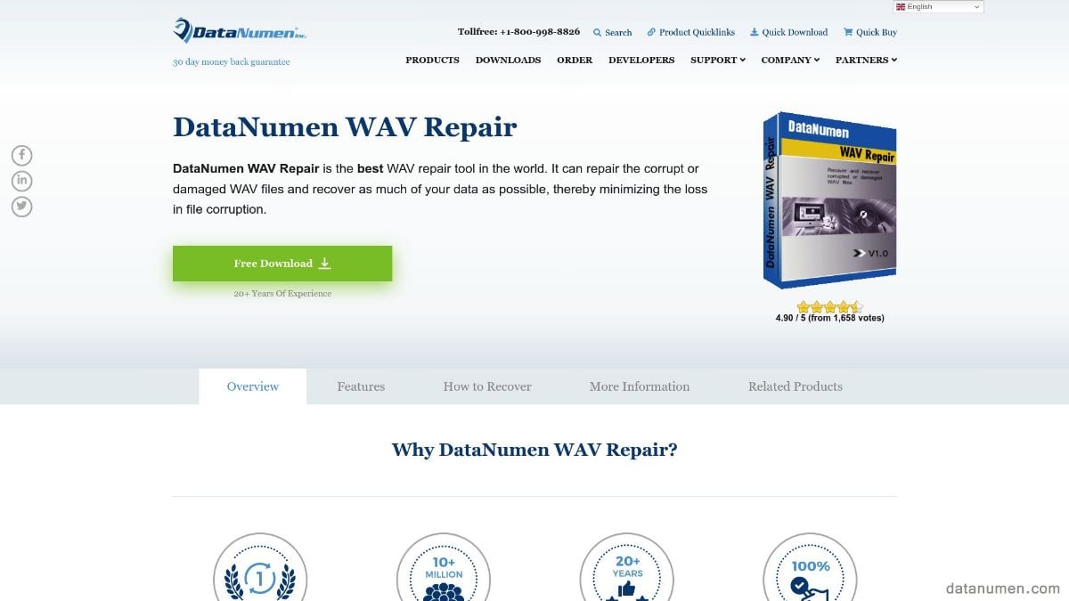 DataNumen WAV Repair