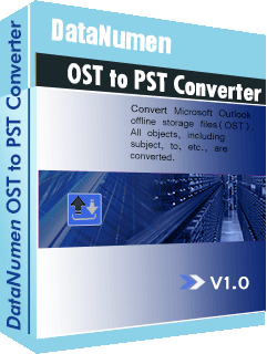 DataNumen OST to PST Converter 1.0 Boxshot